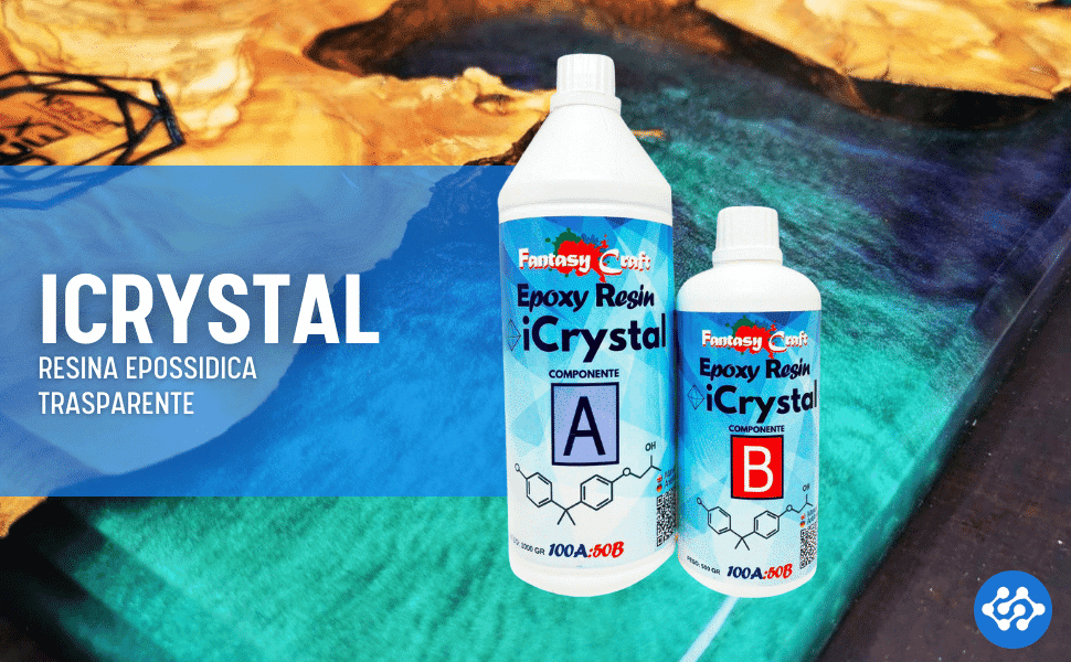 Novità: iCrystal! La resina liquida a basso costo per colate fino