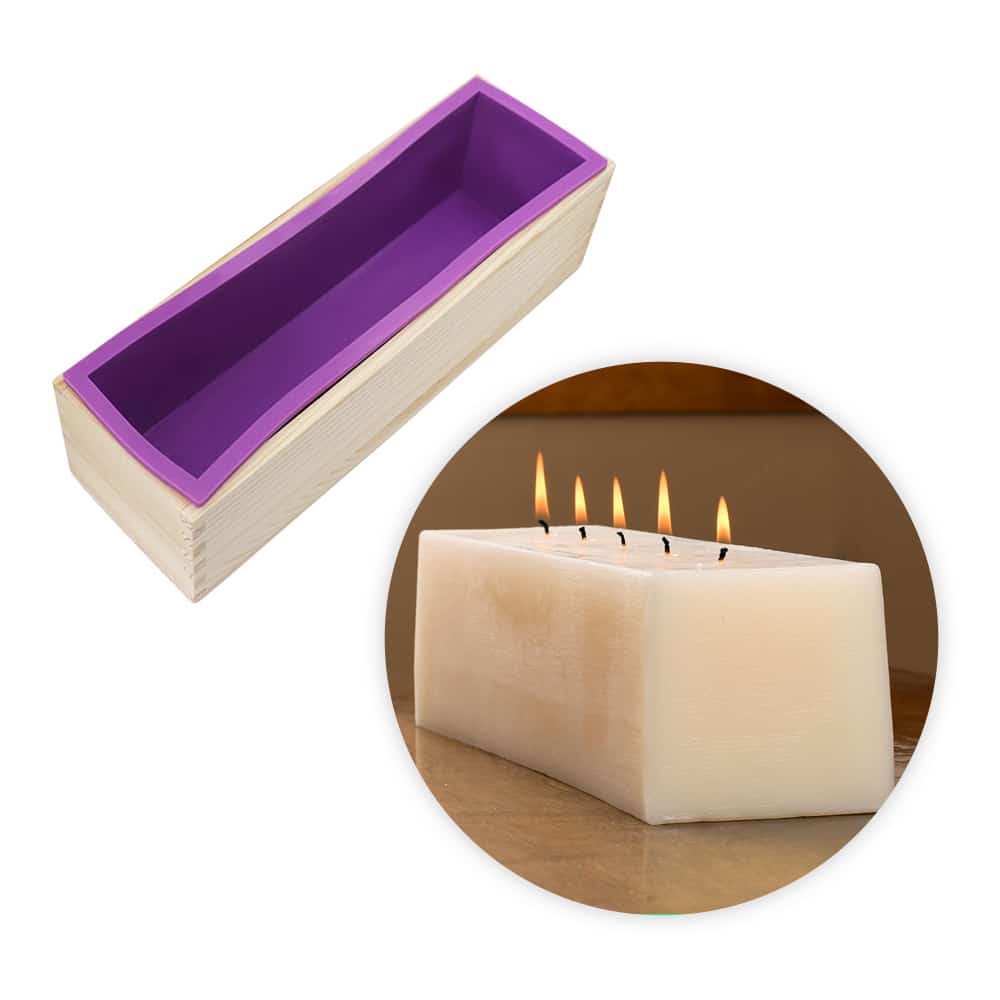 Stampi per candele in silicone 3d Stampo per candele in silicone
