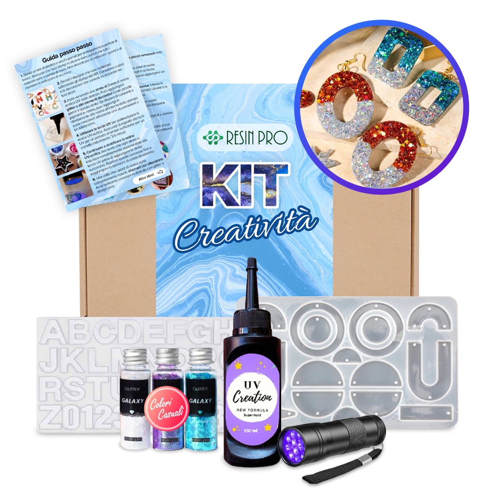 Kit Creatività: Crea i tuoi Gioielli in Resina UV