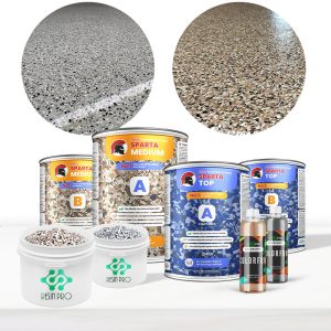 KIT COMPLETO SPARTA – Tutto-in-uno per pavimenti perfetti: Resistenza eccezionale all’usura