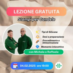 LEZIONE GRATUITA: Stampi per Candele